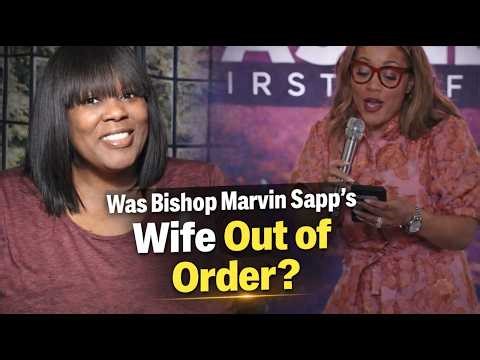 Marvin Sapp’s New Wife (First Lady) Goes OFF in Church! | Was The Fist Lady Out of Order?