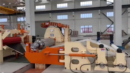 Stainless steel cut to length line with edge trimmer. It processes Stainless Steel coils up to 1650 mm width and thickness 0.3 to 3.0 mm using a 6 high leveler. The line includes a flattener, Edge trimmer and scrap baller, film applicator and double station stacker for blanks up to 6 meter length. LMS Machinery is a leading provider of high speed cut-to-length lines specifically designed to accommodate an array of materials, including stainless steel, aluminum,electric steel and copper. Contact 