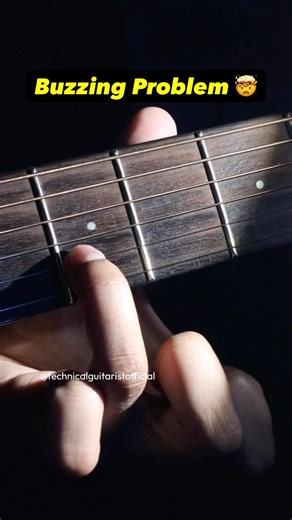 How to Fix Guitar Buzzing Problem 😣 #shorts