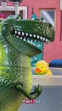 Rex Won’t Get Out! 🦖 Bath Time Trouble with Woody & Jessie | Toy Story Fun