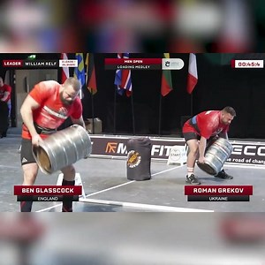 Strong man smashes the Loading Medley