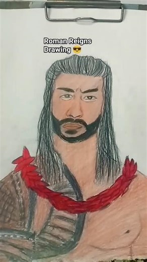 Roman Reigns Drawing 😎#wwe
