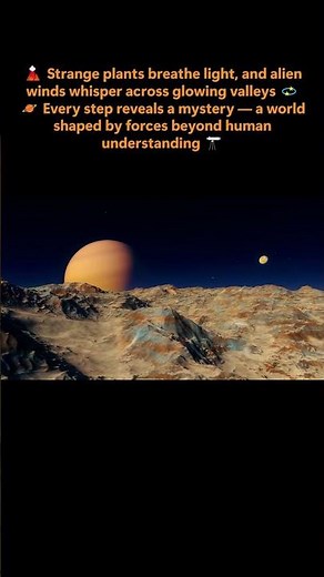 Alien Planet Surface 👽 | Mysterious Landscapes, Glowing Rocks & Extraterrestrial Secrets
