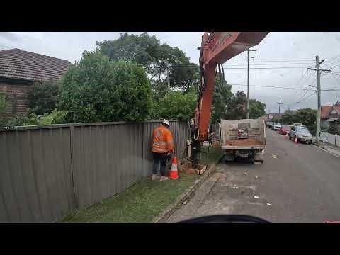 Insane Hitachi Wheeled Excavator Auger Action! Drilling the Perfect Hole! #excavator #augermachine