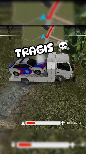 HABIS RESET GAME LANSUNG KECELAKAAN BRUTAL ☠️ #estrucksimulatorid #truk #bus