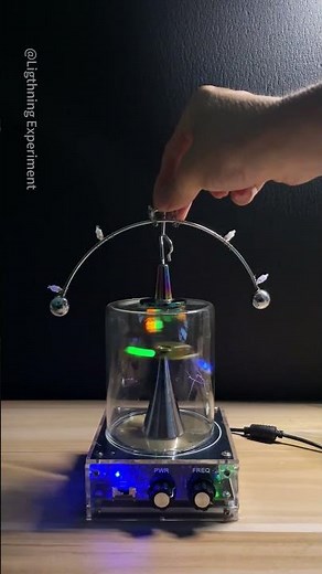 Incredible Lightning Experiment ⚡| #teslacoil #experiment