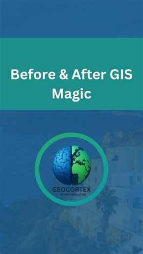 Before & After GIS Magic #gis #topography #geospatialanalysis #mapping #spatialanalysis #qgis