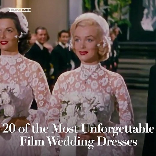 We look back at cinema's most memorable bridal gowns, from Gown With The Wind to Romeo and Juliet: https://bit.ly/2u03k3O | Harper's Bazaar UK