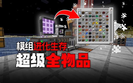 应用能源的全物品做出来了！我的好日子要来了吗？模组进化生存
