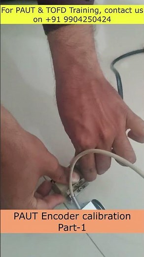 #PAUT Encoder calibration Part-1 #shorts