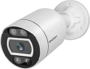 Add on 4K UltraHD PoE IP Camera Outdoor 2-Way Audio, DIHOOM 8MP IP Security Camera Compatible, Video Surveillance Camera for PoE NVR Recorder