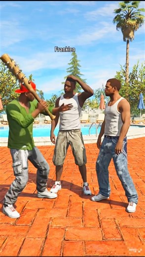 🤣funny Franklin part prank || Indian bike driving 3d #shorts #gaming #indianbikedriving3d