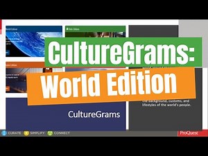 CultureGrams: World Edition