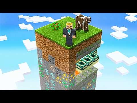 Minecraft One Chunk, But It RANDOMLY EXPANDS