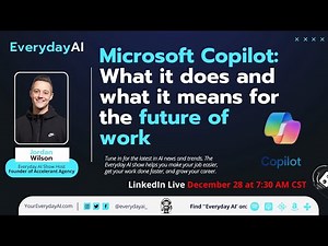 Microsoft Copilot -- What it does and what it means for the future of work