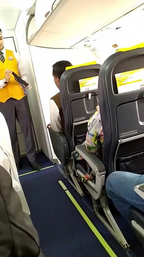 Flight Safety Demonstration on a Commercial Airplane