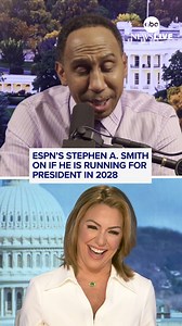 ESPN’s Stephen A. Smith says he has “no desire” to be a politician, but is leaving the door open to running for president in 2028. “I’m not scared. I think this country is in a bad, bad state of affairs and I think that people need to be called out for the trifling nonsense that they engage in.” | ABC News Live