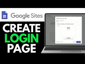 How To Create a Login Page in Google Sites 2025 (SIMPLE STEP)