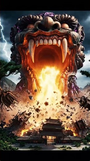 The monster too hungry to stop #chinesemythology #shorts