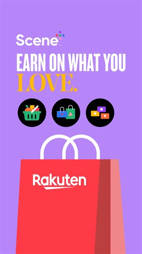 Stacking rewards is always in style 💅 Earn Cash Back in Scene points when you shop your favourite retailers through Rakuten.ca. 100 points for every $1 earned in Cash Back! 💰 Snag your must-haves and let the points pile up. | Scene