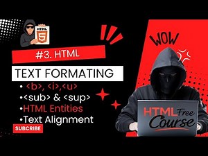 🔥 HTML Text Formatting Tags Explained with Examples | Beginner-Friendly Tutorial | #Codilogy