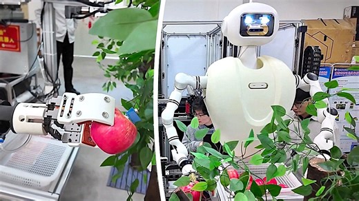 These apple-picking robots use AI to spot and harvest perfect fruit