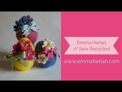 Needle Felting Easter Egg