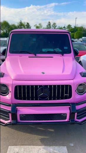 FINALLY a Pink GWAGON 😱 AMG G63 Custom Wrap! #mercedes #gwagon #pinkcar #pink #g63