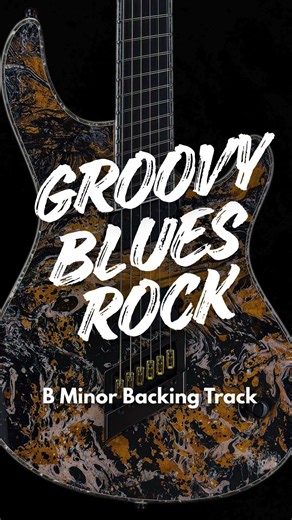 Groovy Blues Rock Guitar Backing Track In B Minor #rockonjamtracks #guitar #rockbackingtracks