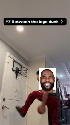 Best dunks for MINI HOOP 🔥🏀 #hoops