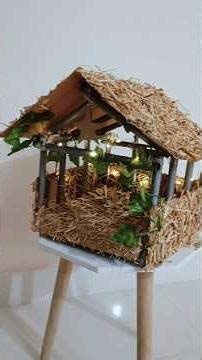 EP:1, Zero budget christmas crib|DIY| simple crib making video|Beautiful crib ideas