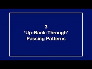 3 'Up-Back-Through' Passing Patterns