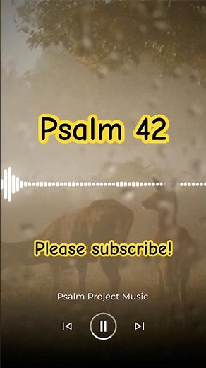Psalm 42 Modern Song Format - Official Music Video Short