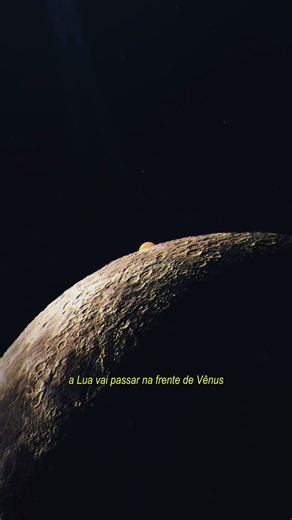 HOJE! Lua passa perto de Vênus, veja o céu! 🌙⭐ #shorts