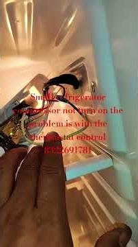 small refrigerator insignia brand compressor not turn on