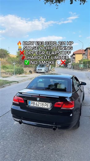 OKPerformance Plovdiv - Chip Tuning Remap 🏁🚀 on Instagram: "BMW E93 330D 231 HP Stage 1 Chip Tuning Hardcut Limiter tuned by OKPERFORMANCE PLOVDIV 🔥"