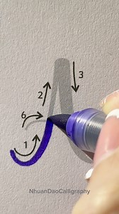 60K views · 2K reactions | Easy Lettering Tutorial “A” ❤️ . . . Do u...