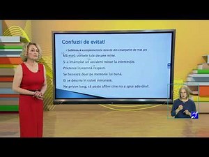 TeleŞcoala: Limba şi literatura română clasa a VIII-a – Complementul direct și Completiva Directă