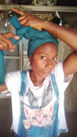 quick turban scarf head wrap tutorial #geletutorial #scarf