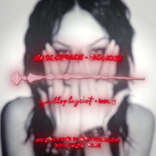 Masquerade by Siouxxie - Slowed Edit Audio