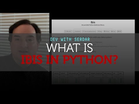 How to use Ibis, a universal Python dataframe library