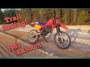 Trail Riding - 1983 Honda XR500r