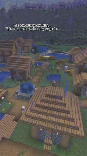 Minecraft music is always so relaxing to me #shorts #minecraft #goals #positivevibes #goalsetting