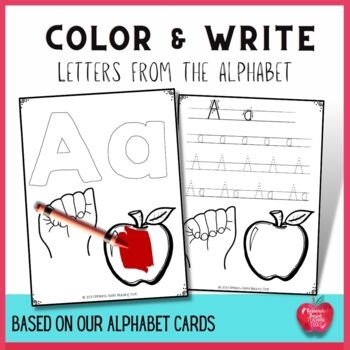 Alphabet Coloring & Writing Book | Fine Motor & Letter Formation Practice