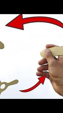 Diy - Easy Cardboard Boomerang🪃 #Diy #tutorial
