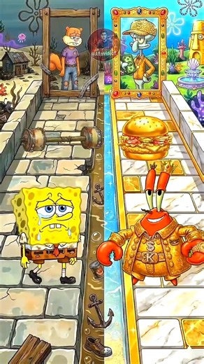 Poor SpongeBob SquarePants VS Rich Mr.Krabs#FunAnimation #HilariousAnimation#StressReliefAnimation