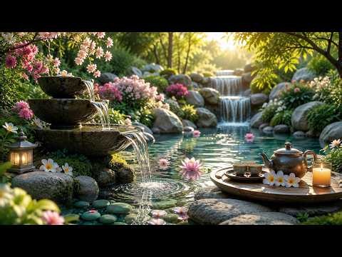 Relaxing Piano & Guitar with Water Sounds 🌿 Deep Sleep Music, Calm, Anxiety Relief & Stress Healing
