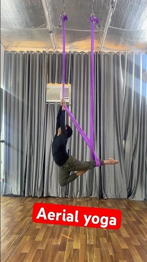 Aerial yoga beginners class | aerial yoga beginners pose | How to do aerial yoga choreography