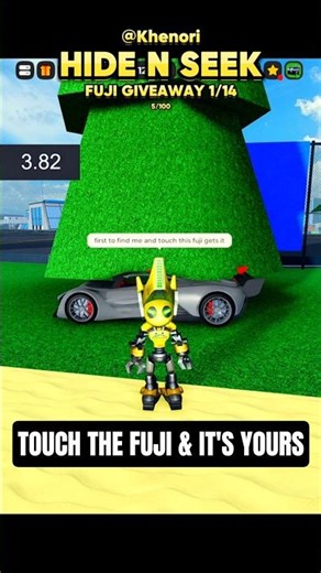 🔥FUJI Giveaway via Hide N Seek in Car Dealership Tycoon! #cardealershiptycoon