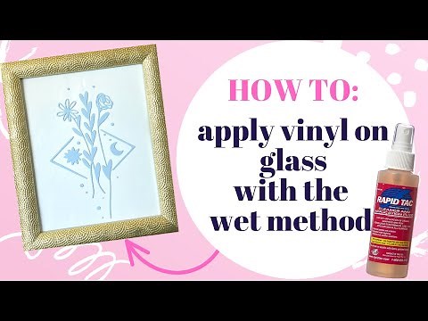 How to apply vinyl decal with no bubbles with the wet application method